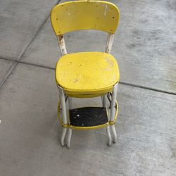 Vintage Cosco step stool chair