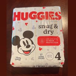 Huggies Snug & Dry 27 Count Size 4
