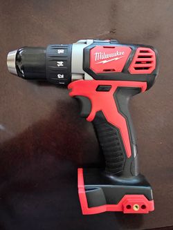 MILWAUKEE Drill: M18, Compact, 1/2 in Chuck, 1,800 RPM Max. Tool Only, 18 V DC Volt