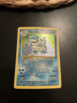1995 Blastoise Pokémon Card