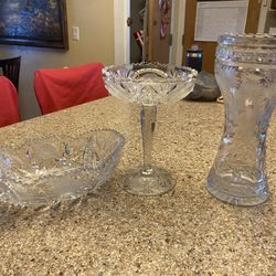 Lead Crystal Glass Pieces