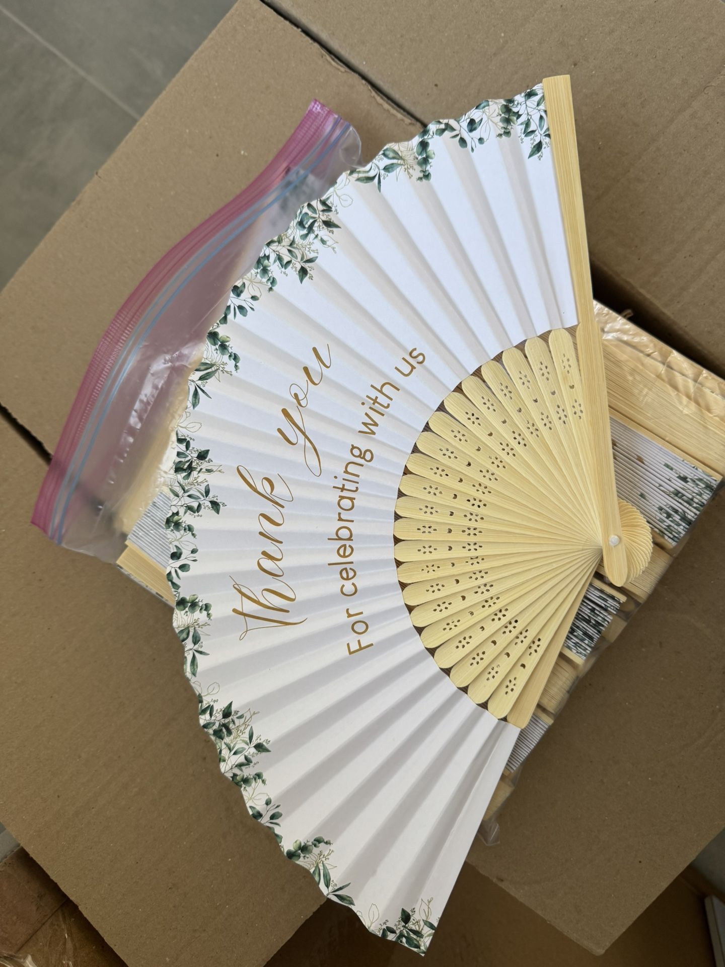 Thank You Hand Fans (39pcs) $25
