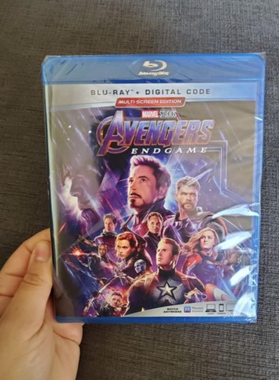 ﻿Marvel Avengers Endgame Blu-Ray + Digital Code Brand New