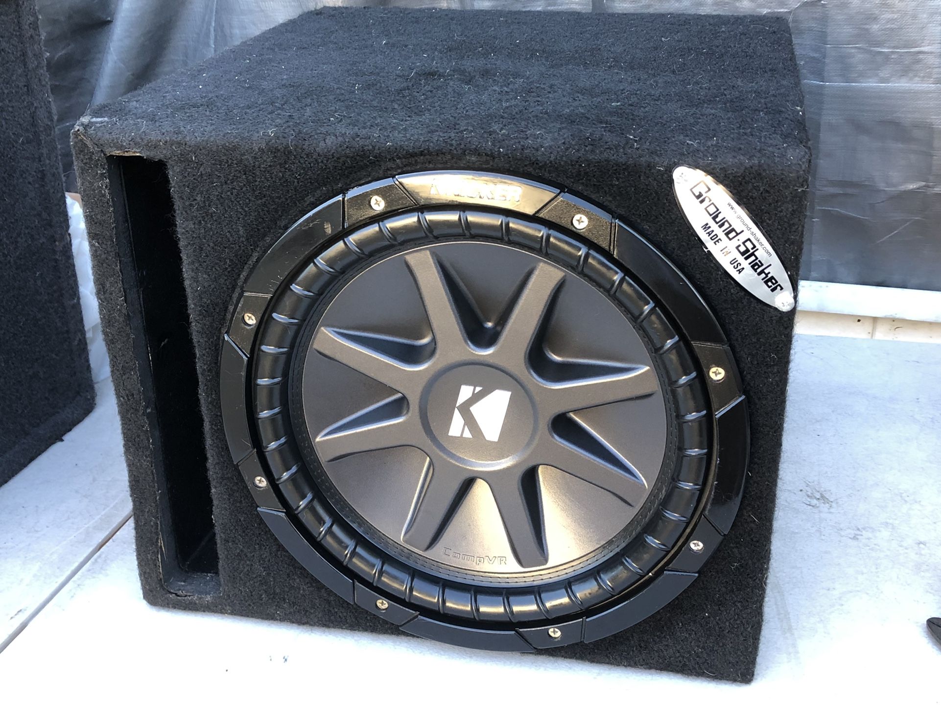12 Inch Kicker CVR Subwoofer 