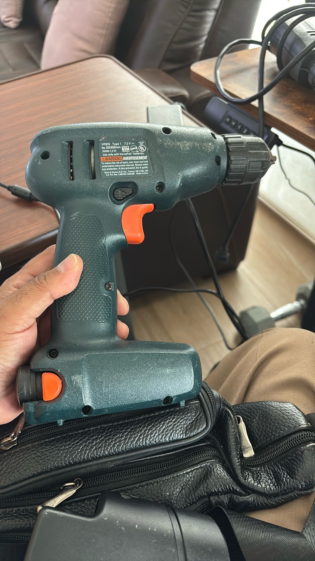 Black & Decker 7.2 v Model VP870 Cordless Drill