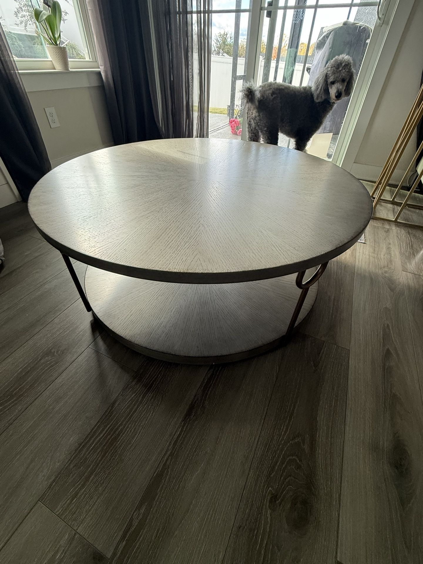 150.00 OBO Round Wooden Coffee Table