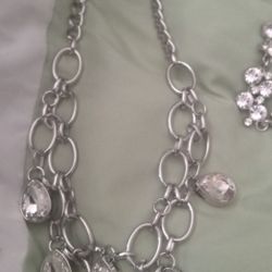 Silver Necklace Set