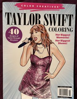 Taylor Swift Coloring Book 40 Years 