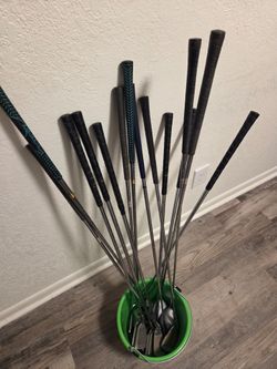 Mixed Set of Golf Clubs