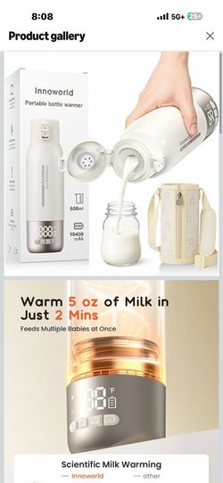 Milk warmer