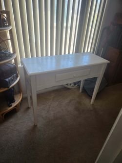 White desk