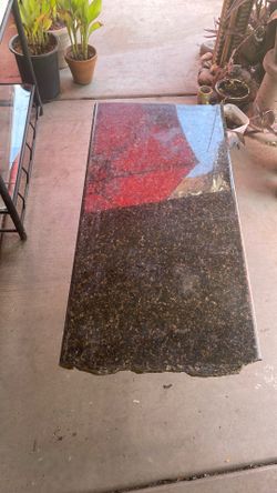 Marble piece countertop