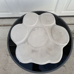 17 Inch Paw, Print, Concrete Paver