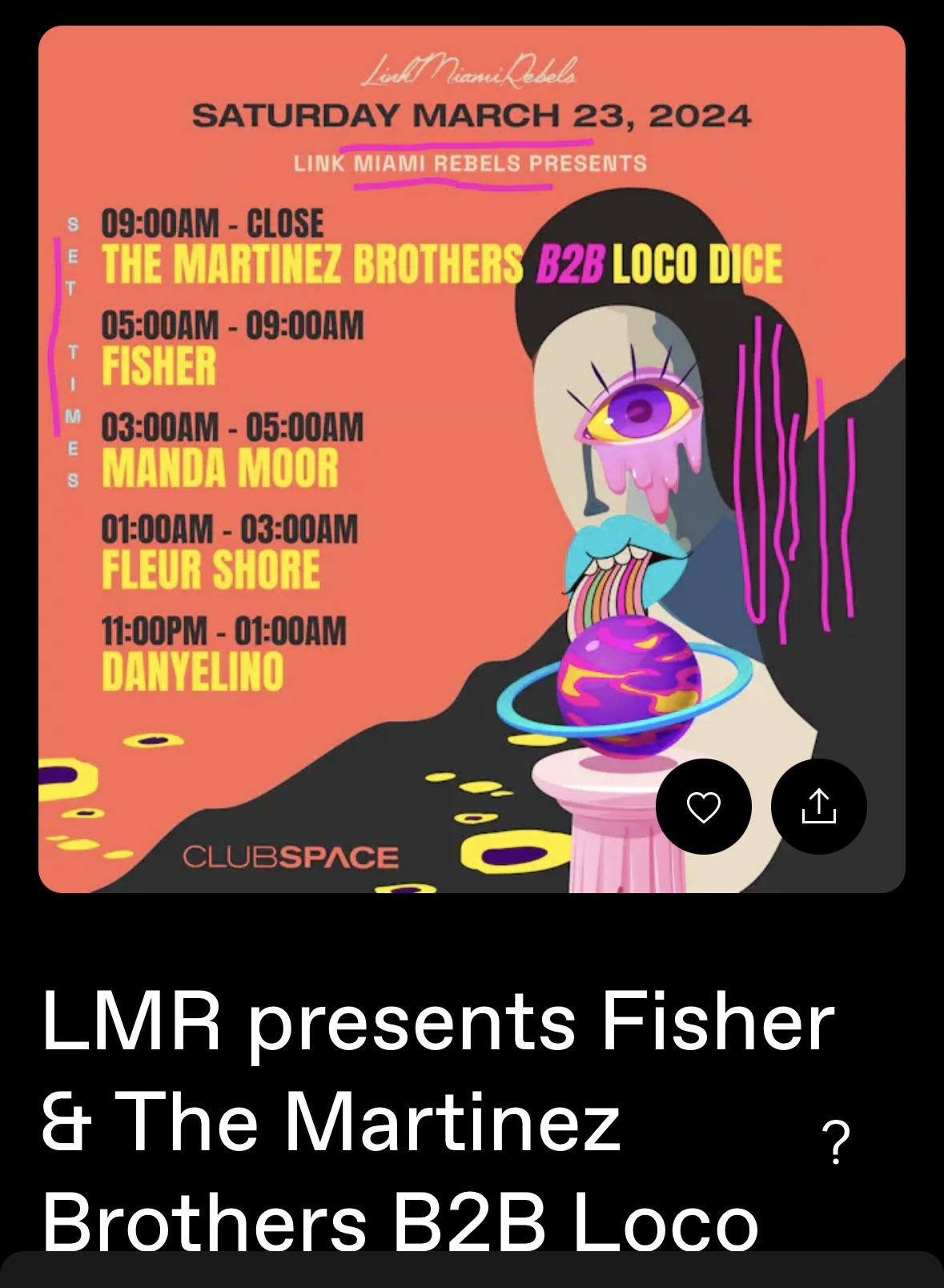 LMR presents Fisher & The Martinez Brothers B2B Loco Dice + More