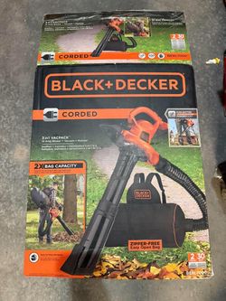 Black and decker blower vacuum