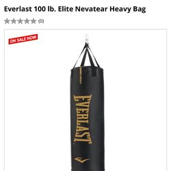 Everlast 100lb Heavy Boxing Bag