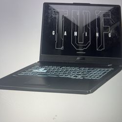 Asus  TUF F17 Gaming Laptop, 512GB SSD, 32 GB Core i5, GeForce , RTX2, 144Hz