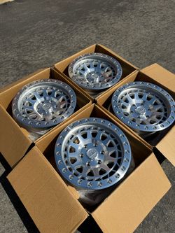 New 17” Black Rhino Primm Machined Wheels 6x5.5 CHEVY GMC TOYOTA