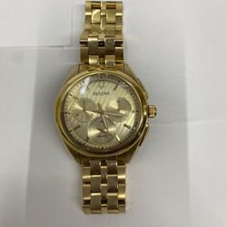 Bulova Men's CURV Stainless Steel Chronograph Watch