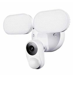 Floodlight with 3M Security Outdoor Camera, 2600LM Motion Activate Light, IP65 Waterproof, Night Vision, Two-Way Audio