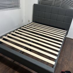 Queen Size Platform Bed Frame 