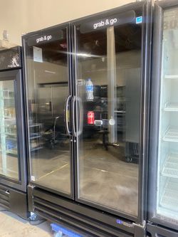 Master-Bilt Two-Door Glass Reach-In Refrigerator