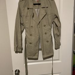 Trench Coat From old Navy Linen Material