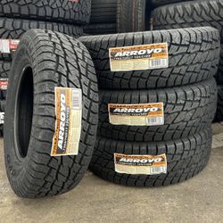 265/70/17 LT Arroyo All Terrain New Tires Installed And Balanced 