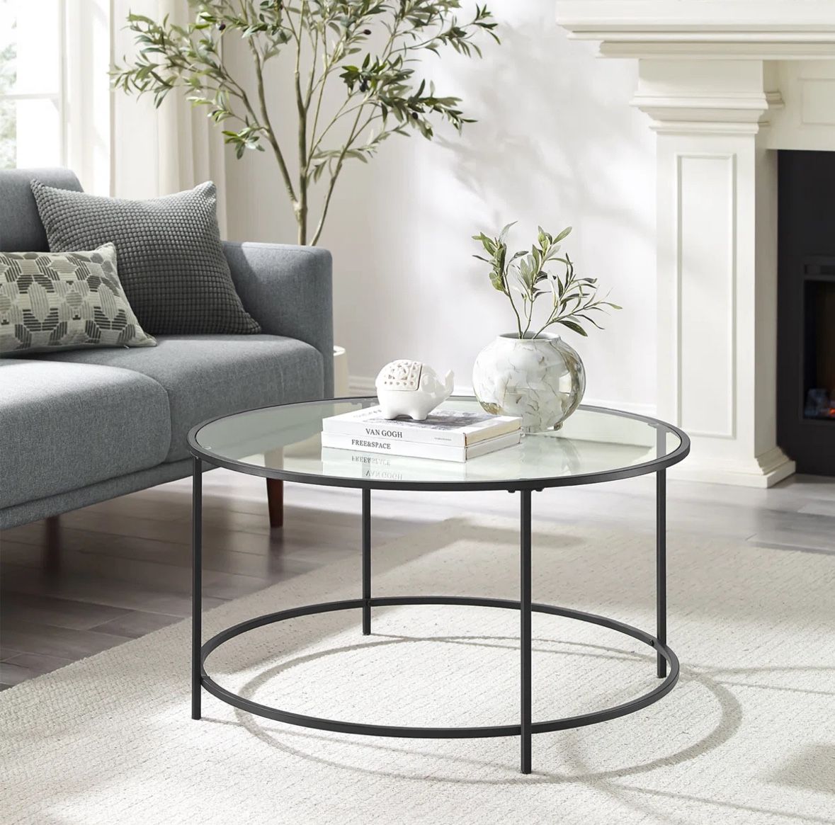 Doynton Glass Top Coffee Table