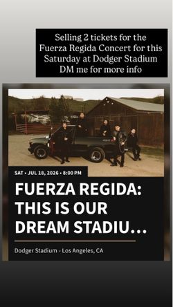 Fuerza Regida Tickets For Sale