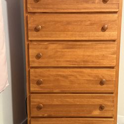 Real Wood Dresser 6 Chest