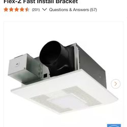 New Bathroom Exhaust Fan Extra Quiet With Fast Install Bracket