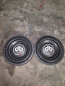 DB Drive WDX3K Subwoofers – Pair