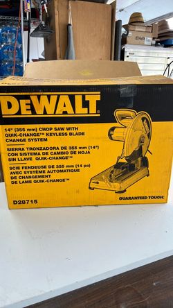 Dewalt chop saw