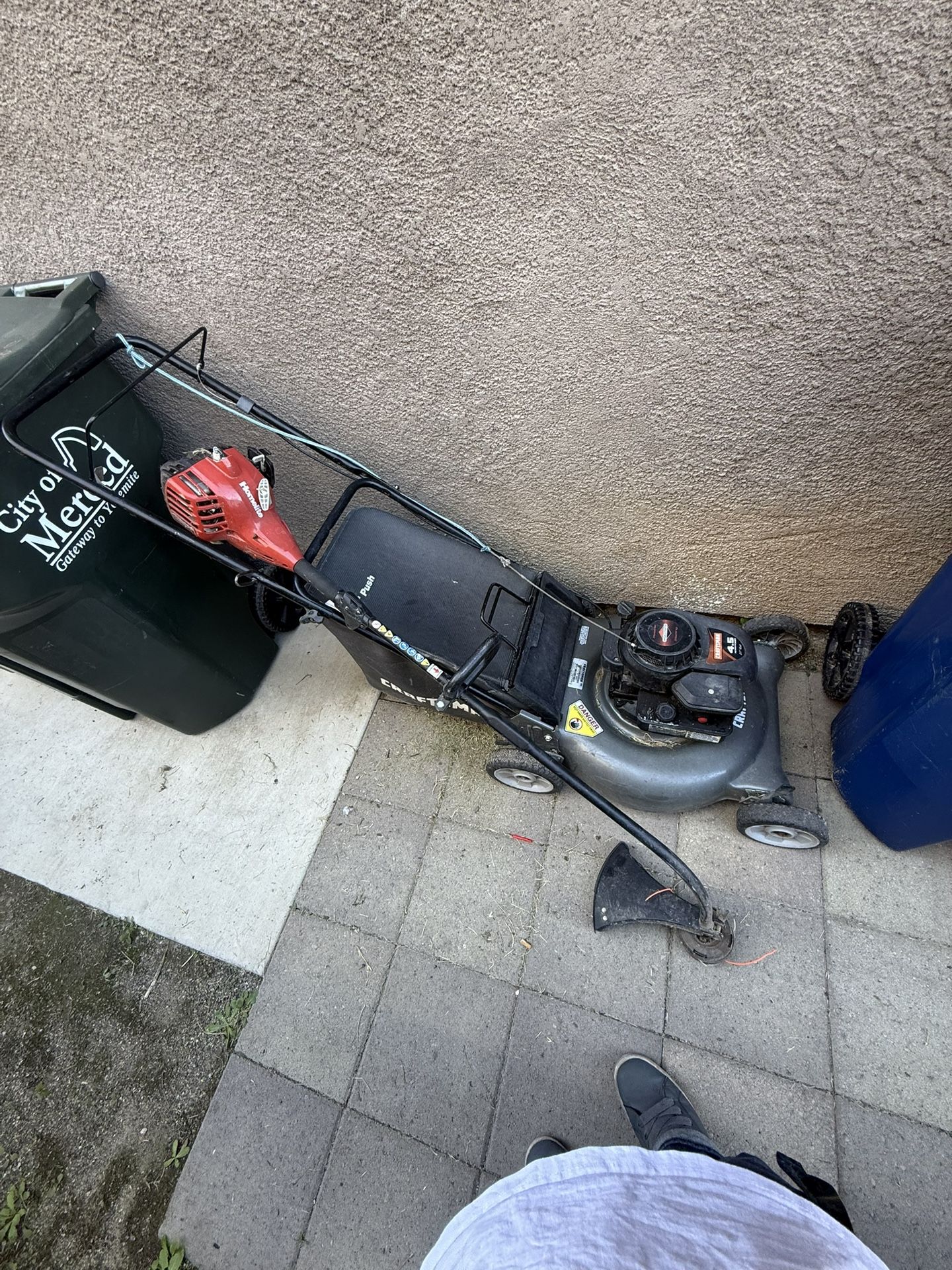 Lawn Mower And Weed Eater