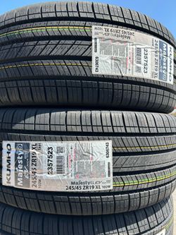 KUMHO SOLUS 245/45R19XL price$180 each