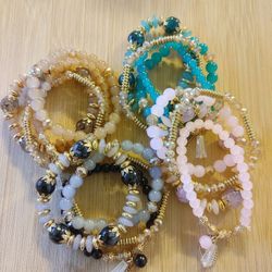 Crystal Bead Bracelet