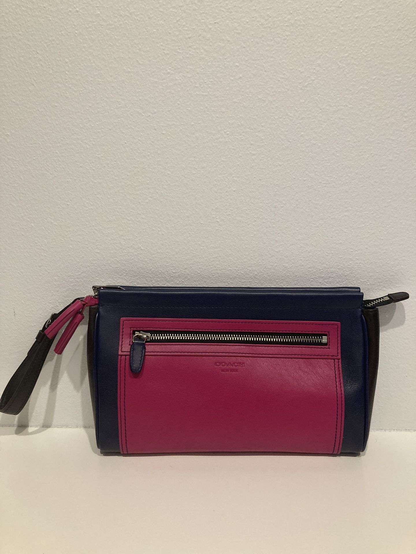 Coach Legacy Clutch Fuchsia Multicolor