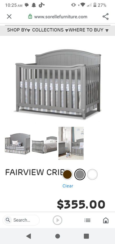  Fairview 4 IN 1 Convertible Crib