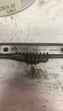 Rare Vintage ESKILSTUNA, Sweden NIC TOOL  Double Ended Adjustable Wrench Rare