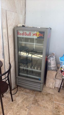 Red Bull Commercial Glass Door Cooler