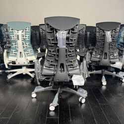 *FREE DELIVERY* NEW HERMAN MILLER LOGITECH G EMBODY CHAIRS - ALL COLORS AVAILABLE