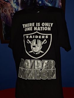 Raiders Nation Black Graphic T-Shirt