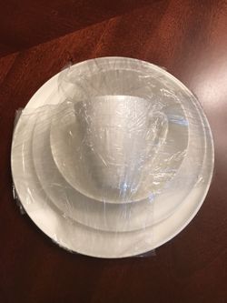 4-piece Plate Bowl Cup Set