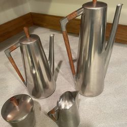 Mid-century Royal Holland Pewter Coffee And Tea Set