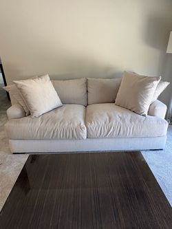 Neutral Upholstered Sofa