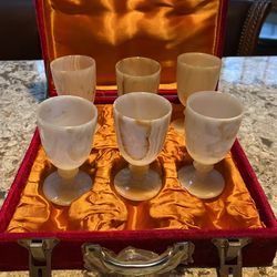 Alabaster Goblets