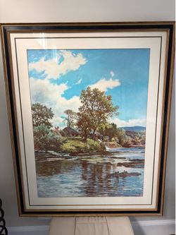 Framed Landscape Painting