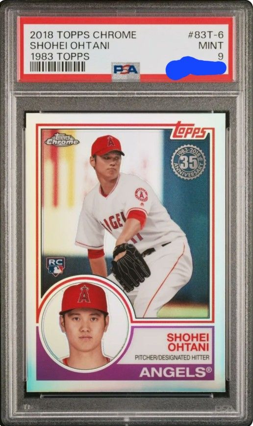 2018 Topps Chrome Pitching Prism Refractor #150 Shohei Ohtani RC Angels for  Sale in Troy, NY - OfferUp