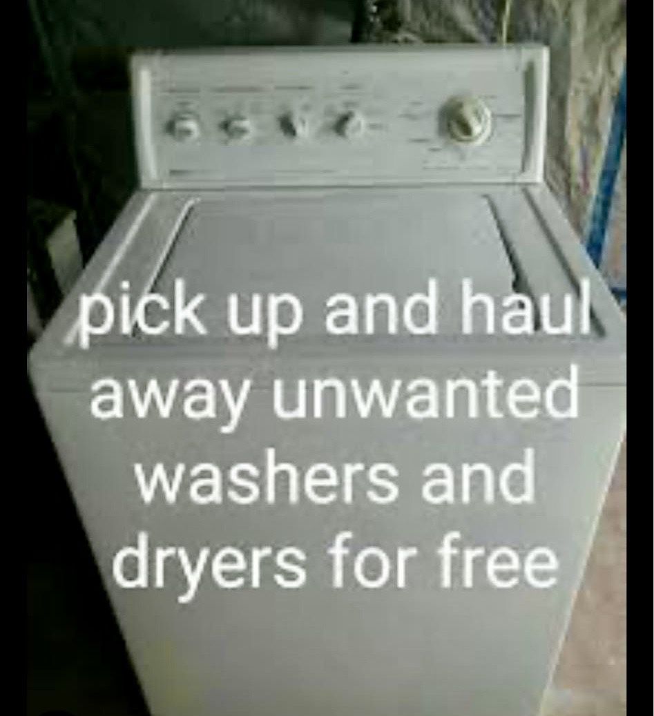 I Can Haul Of Your Washer Dryer For Free 